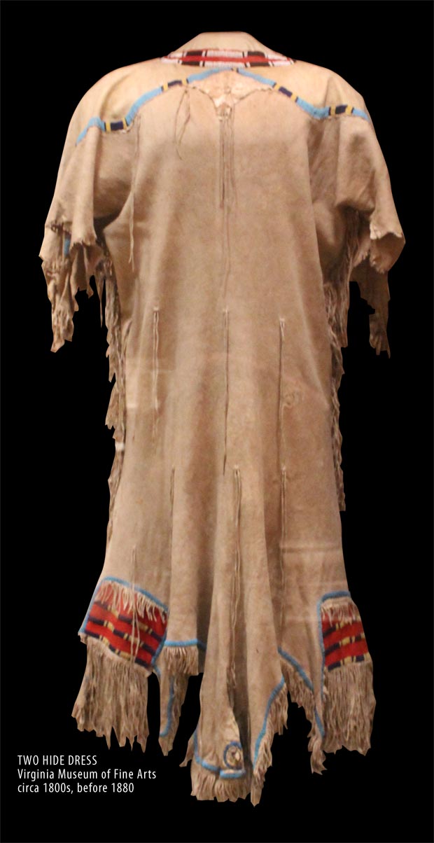 Two Hide Dress 1800s