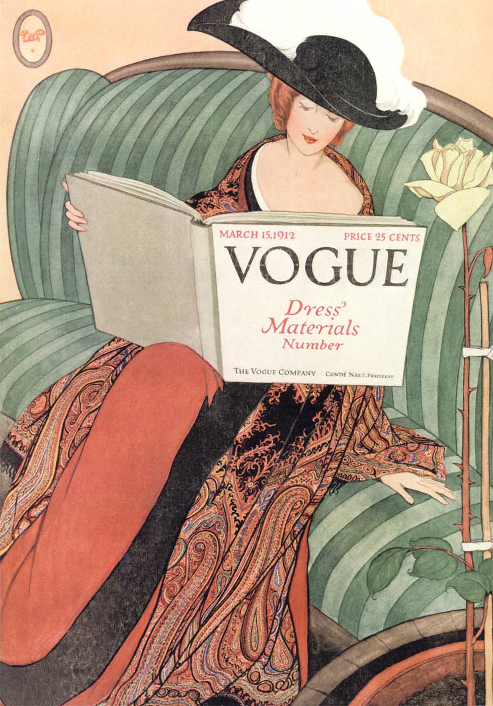George WOlfe Plank cover Vogue Magazine 1912