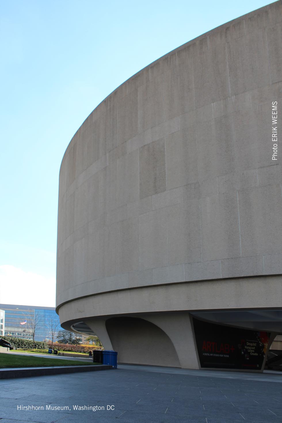 Hirshhorn Museum in DC, the National Mall