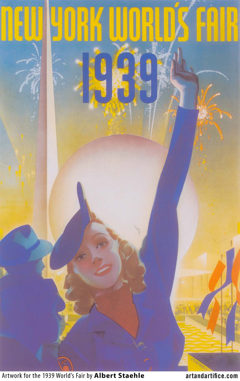 Art Deco Albert Staehle Worlds Fair Poster