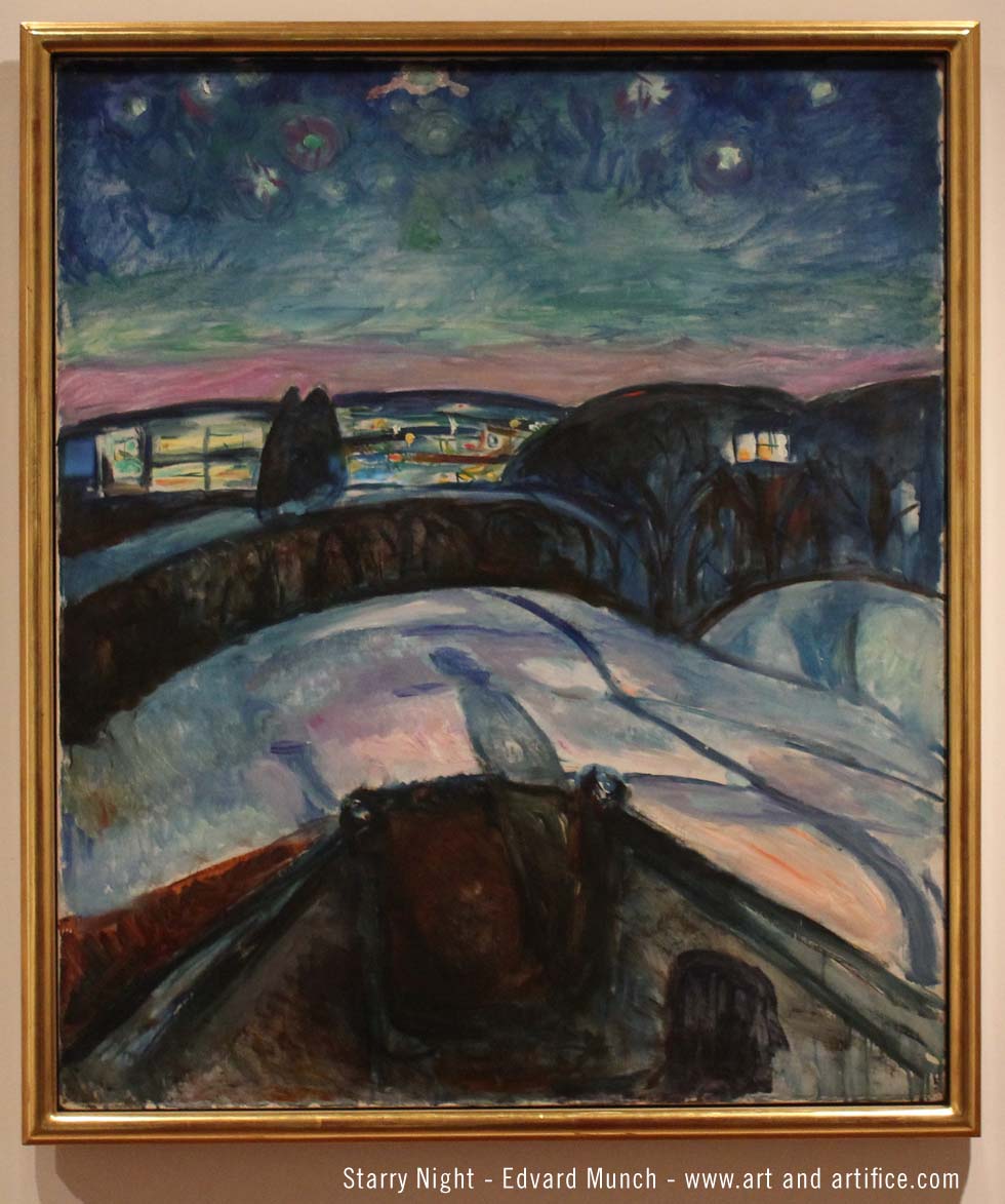 Starry Night - Edvard Munch - 1923