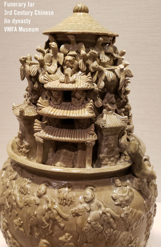 Funerary Jar 3rd Century Chinese Jin dynasty VMFA Museum - Photo 2