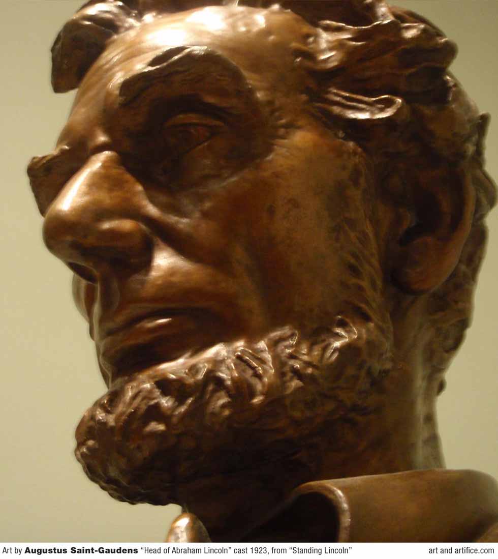 Head of Lincoln - Cast Bust 1923