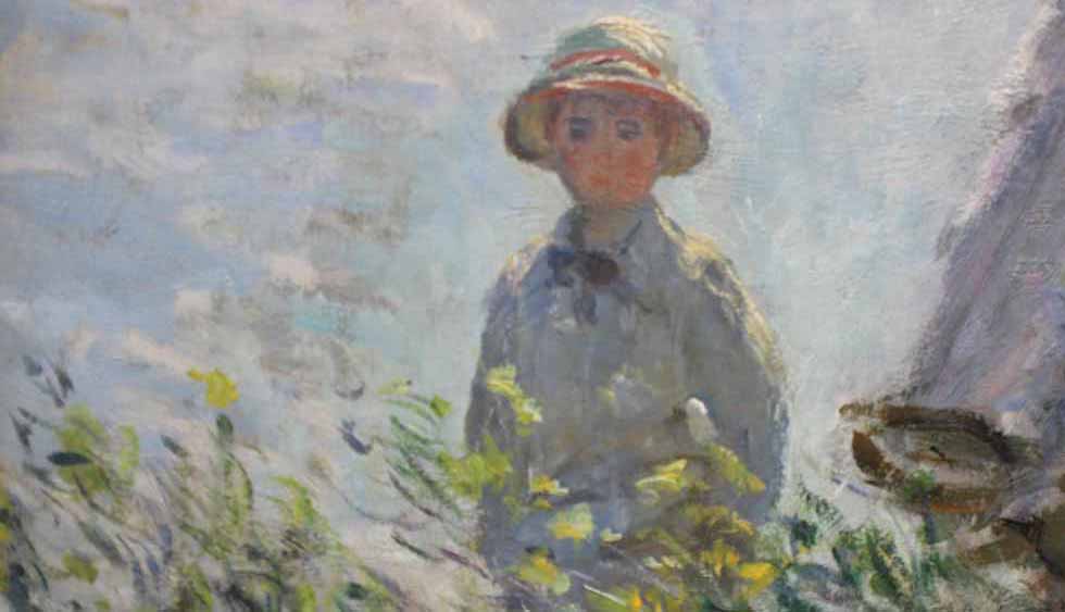 Son detail - Woman with Parasol