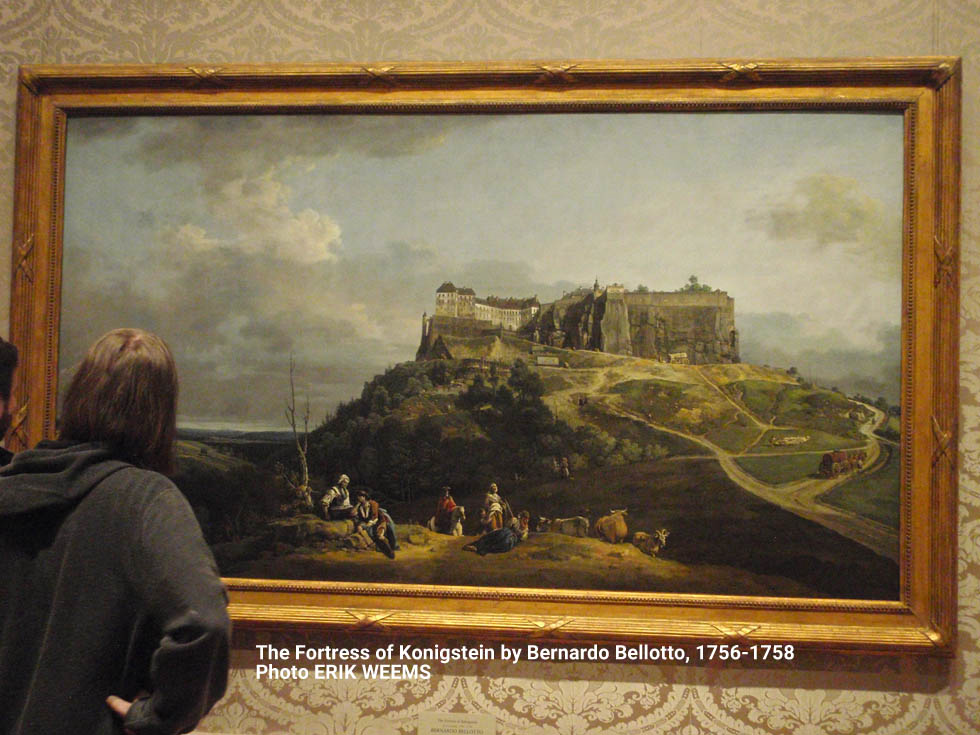 Examining the Fortress of Konigstein by Bernardo Bellotto