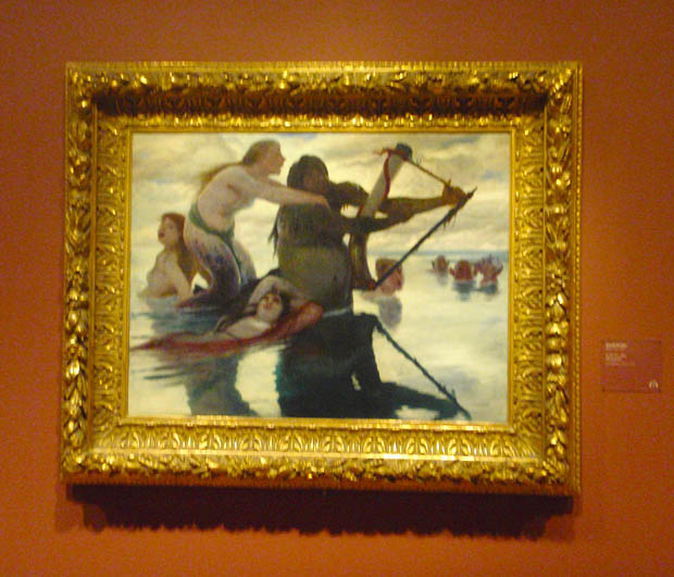 In the Sea by Arnold Bocklin