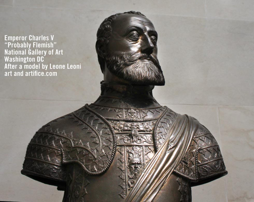 Emperor Charles V Bust - Leone Leoni - National Gallery of Art