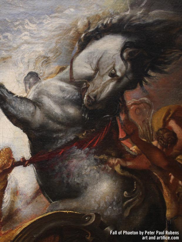 Horse rearing - Fall of Phaeton - Peter Paul Rubens