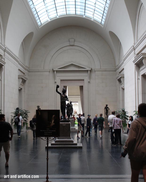 Inside the National Gallery of Art