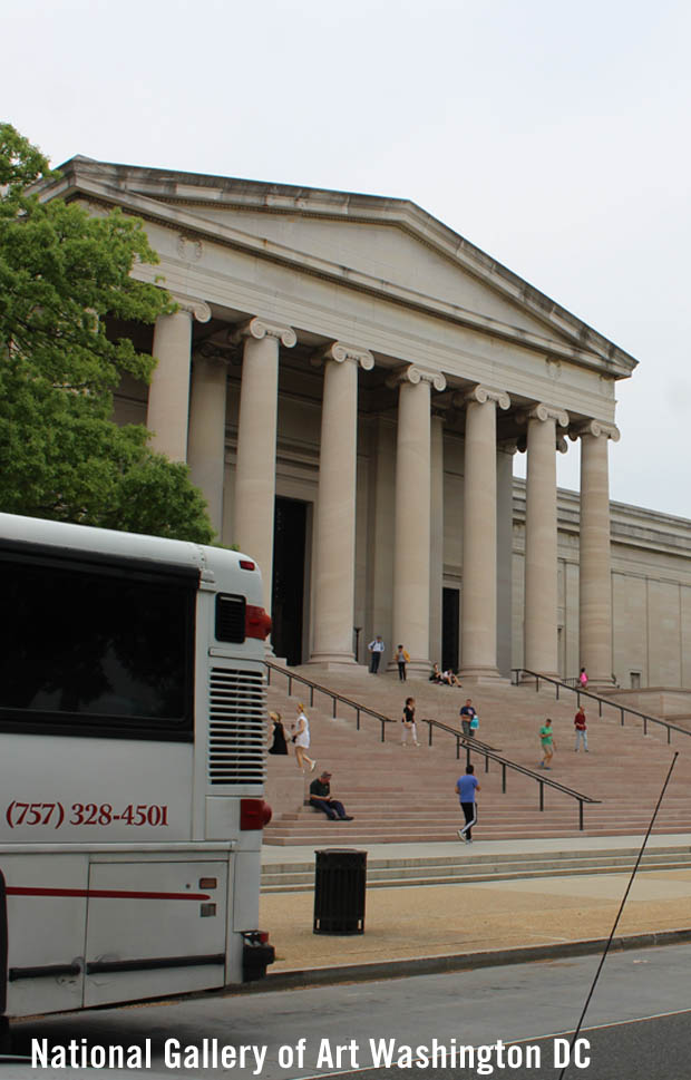The National Gallery of Art in Washington DC