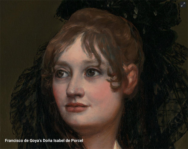 Francisco de Goya's Dona Isabel de Porcel 