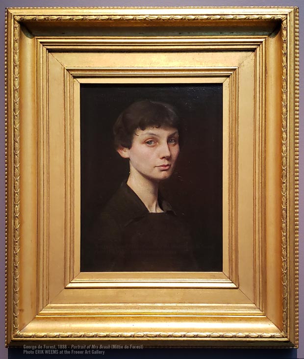 Portrait of Mrs Brush Framed Photo of artwork