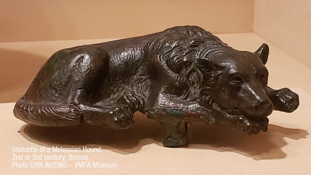 Statuette of Molossian Hound dog