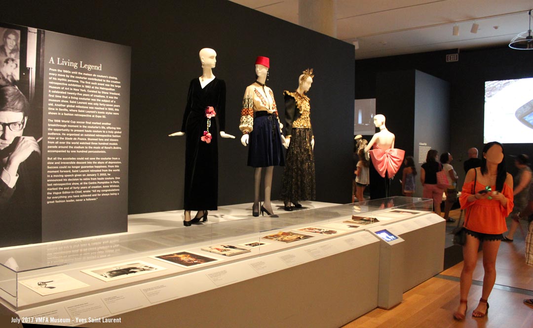 Yves Saint Laurent Exhibit VMFA Museum