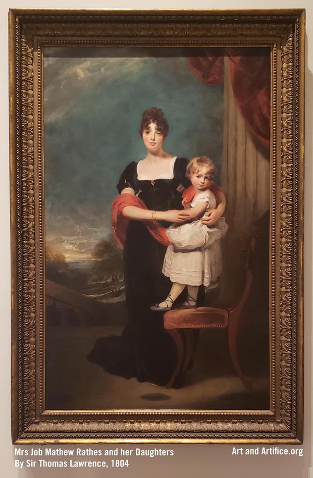 Mrs Job Mathew Rathes and Her Daughters by Sir Thomas Lawrence 1804 Mrs Job Mathew Rathes and Her Daughters by Sir Thomas Lawrence 1804